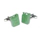 Green Military Jerry Can Cufflinks