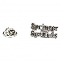 Springer Spaniel Lapel Pin Badge