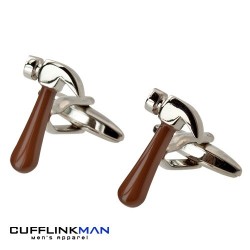 Brown Hammer Cufflinks