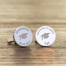 Personalised Graduation Cufflinks