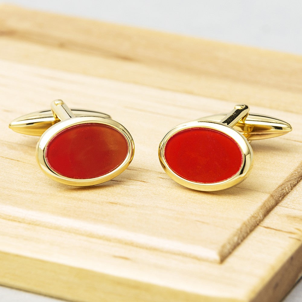 Gold Colour Cufflinks