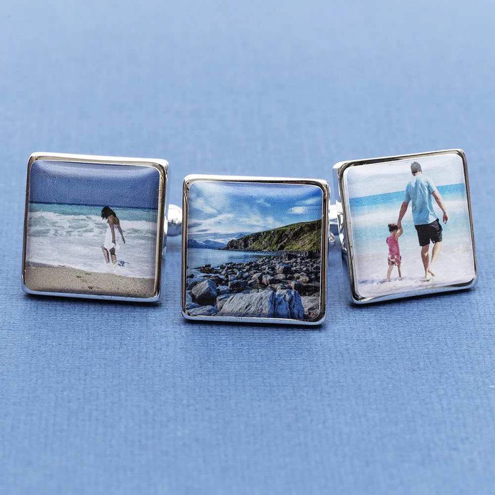 Personalised photo cufflinks