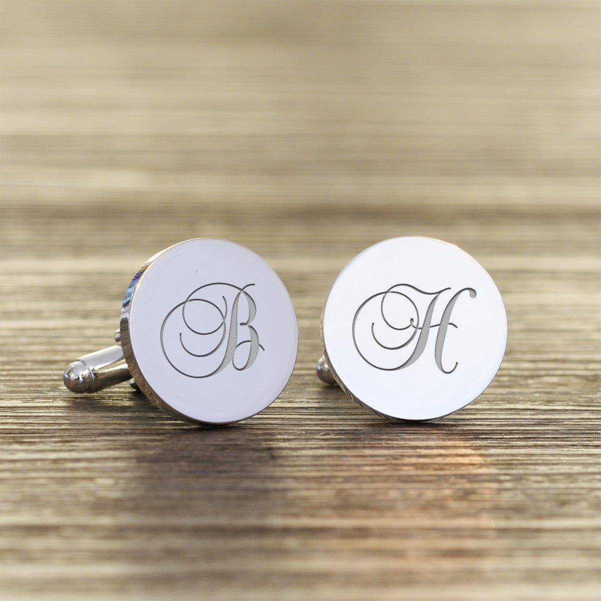 Personalised engraved cufflinks