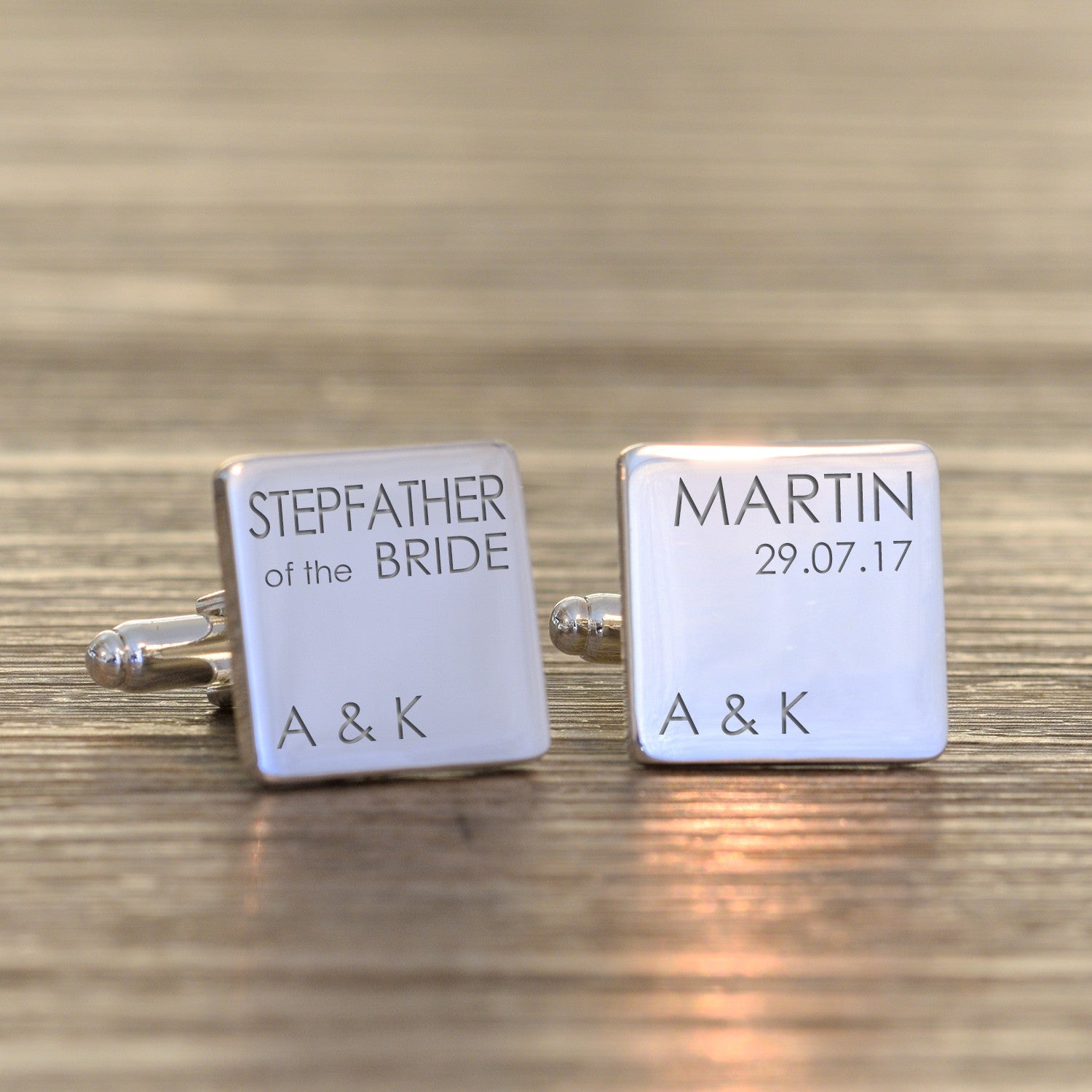 Stepfather Wedding Cufflinks