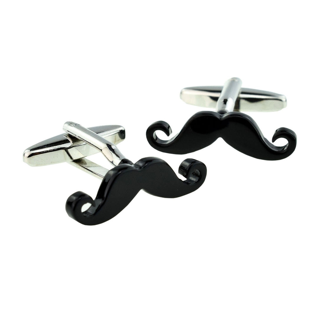 Curly Tipped Moustache Cufflinks