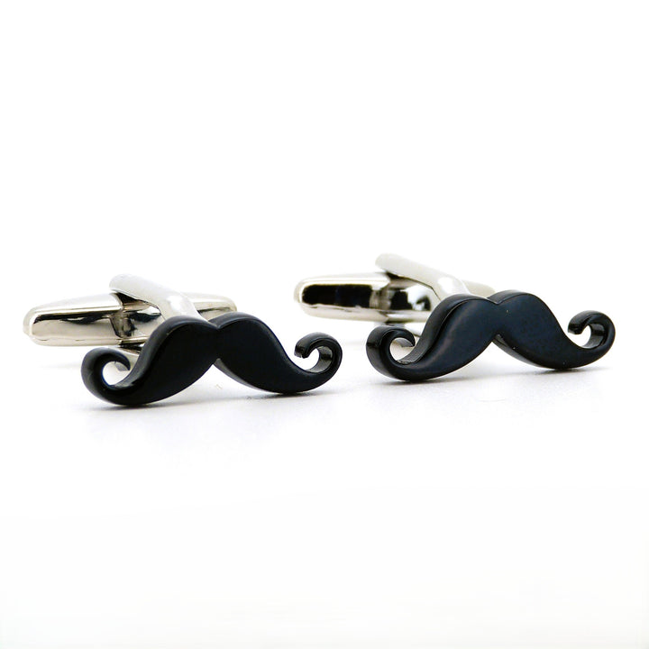 Curly Tipped Moustache Cufflinks