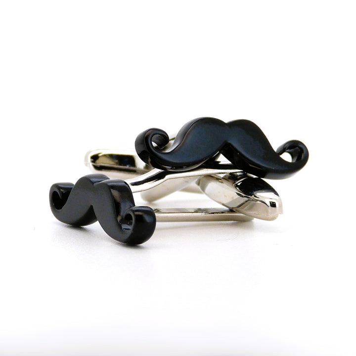 Curly Tipped Moustache Cufflinks