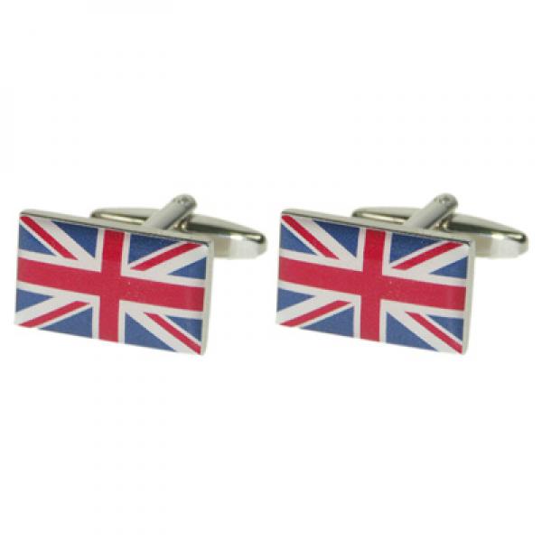 Cufflink Man Cufflinks Union Jack Flag Cufflinks