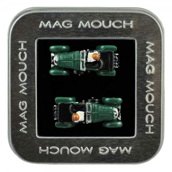 Mag Mouch & Sophos Cufflinks 1930 Blower Bentley Car Cufflinks