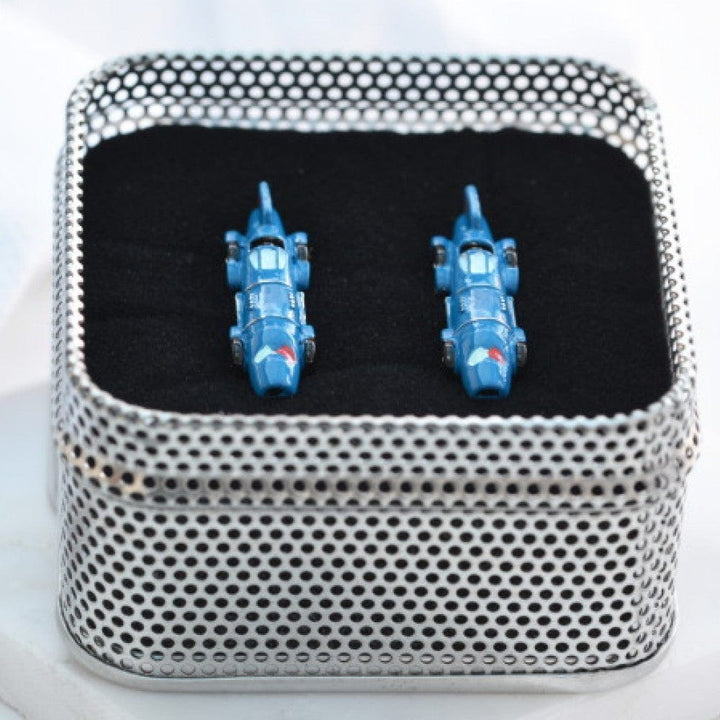 Mag Mouch & Sophos Cufflinks 1935 Blue Bird Car Cufflinks