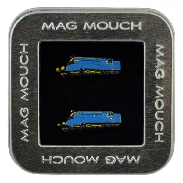 Mag Mouch & Sophos Cufflinks 1938 Mallard Steam Train Cufflinks