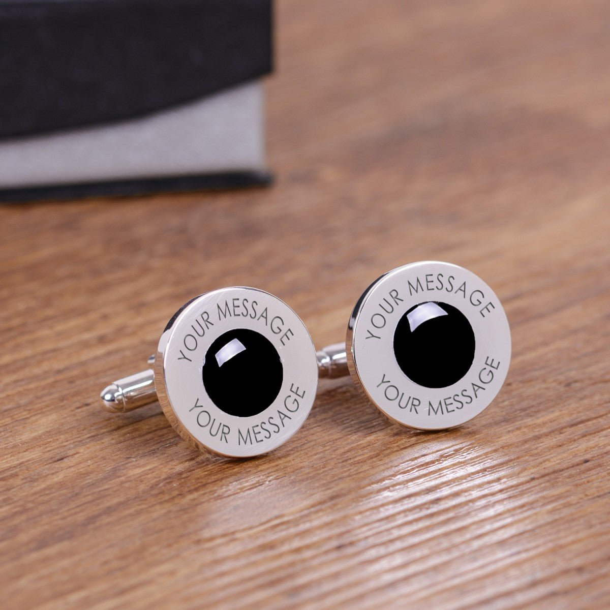 Personalised engraved cufflinks