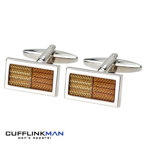 Andrew Worth Cufflinks Golden Zonda Cufflinks