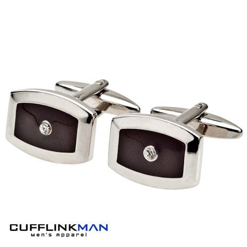 Andrew Worth Cufflinks Juno Black crystal Cufflinks Andrew Worth