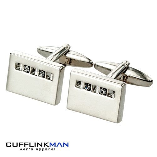 Andrew Worth Cufflinks None 2 Crystal Dune Cufflinks By Designer Andrew Worth