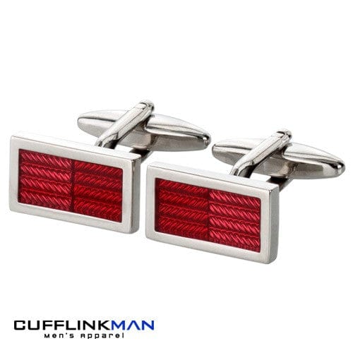 Andrew Worth Cufflinks Red Zonda Cufflinks