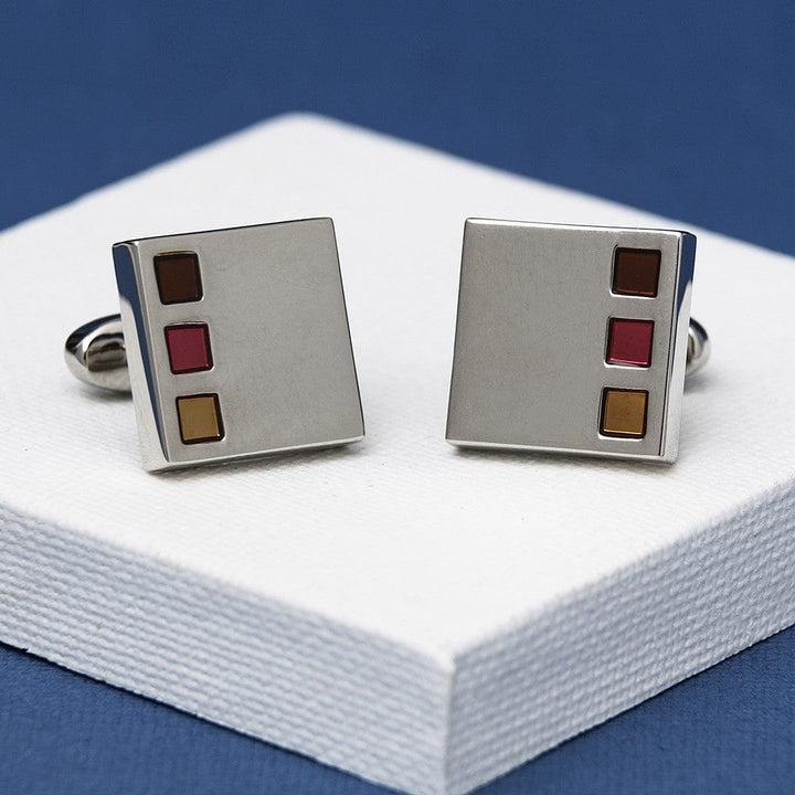 Andrew Worth Cufflinks Sonar Autumn Cufflinks