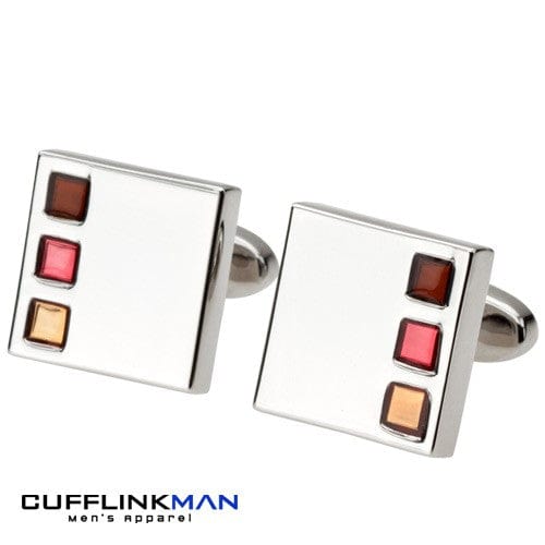 Andrew Worth Cufflinks Sonar Autumn Cufflinks