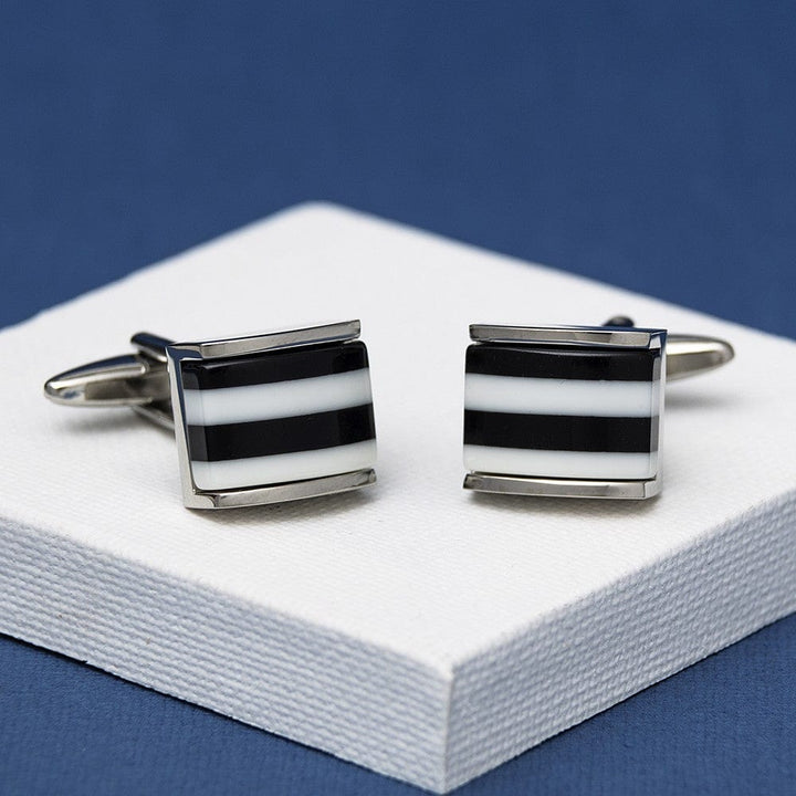 Andrew Worth Cufflinks square Humbug Cufflinks