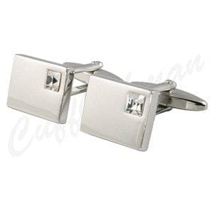 Andrew Worth Cufflinks Vianteo Crystal Clear Cufflinks