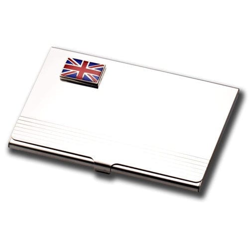 Cufflink Man Business Card Holders Business Card Holder - Union Jack Flag