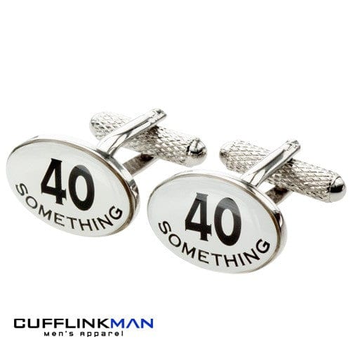 Cufflink Man Cufflinks 40 Something 40th Birthday Cufflinks