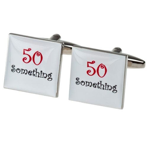 Cufflink Man Cufflinks 50th Birthday 50 Something Cufflinks