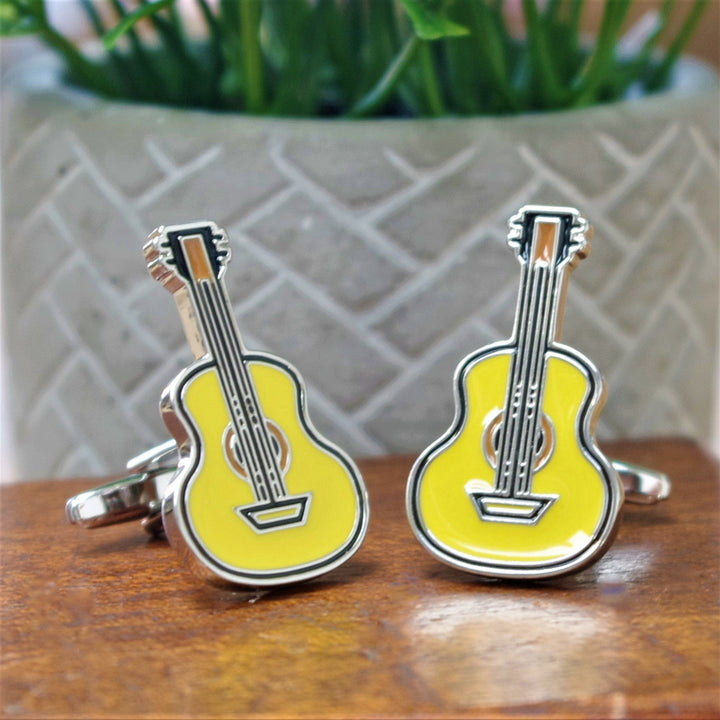 Cufflink Man Cufflinks Acoustic Guitar Cufflinks