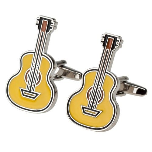 Cufflink Man Cufflinks Acoustic Guitar Cufflinks