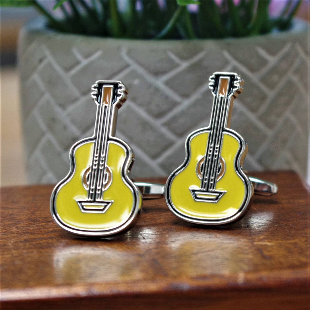 Cufflink Man Cufflinks Acoustic Guitar Cufflinks