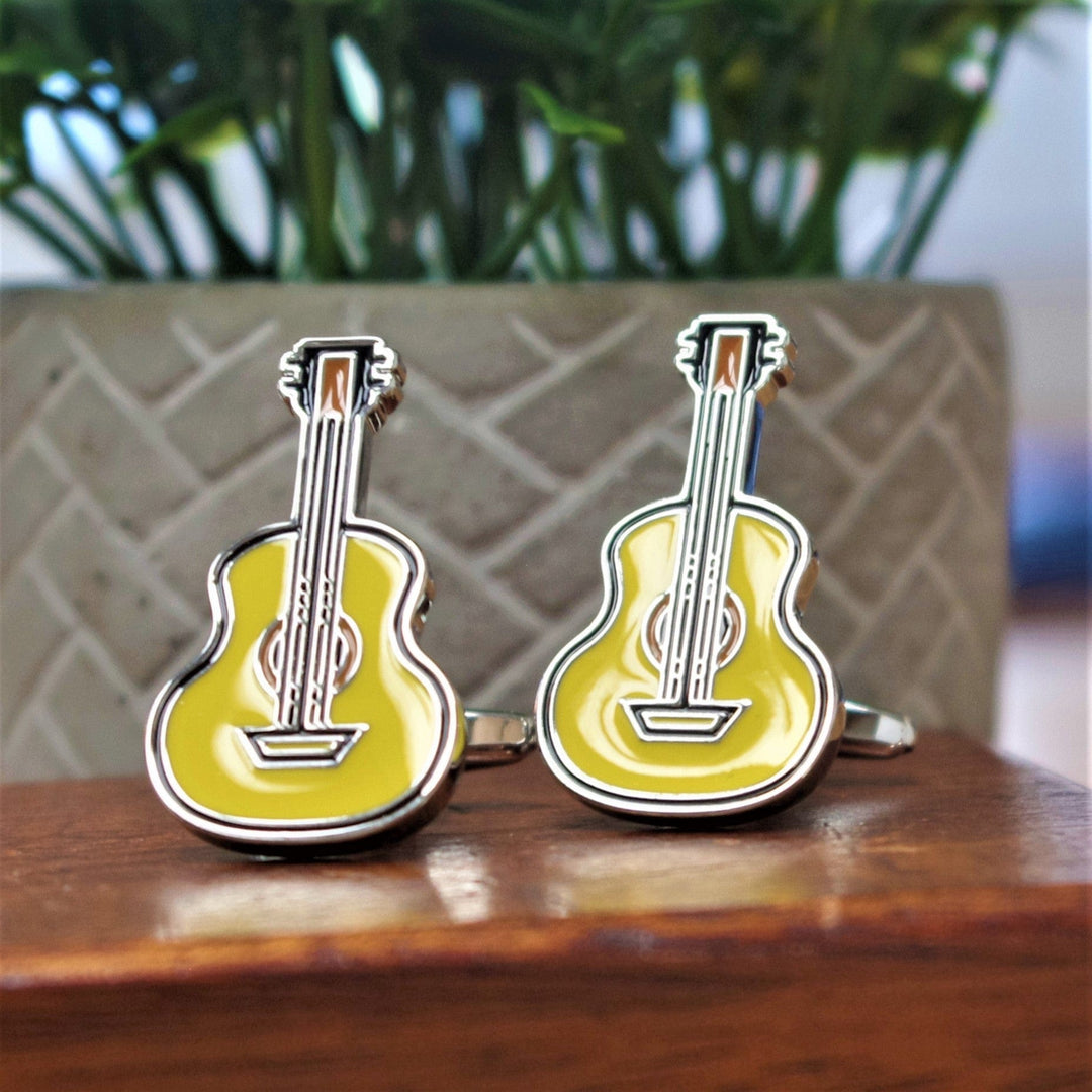 Cufflink Man Cufflinks Acoustic Guitar Cufflinks