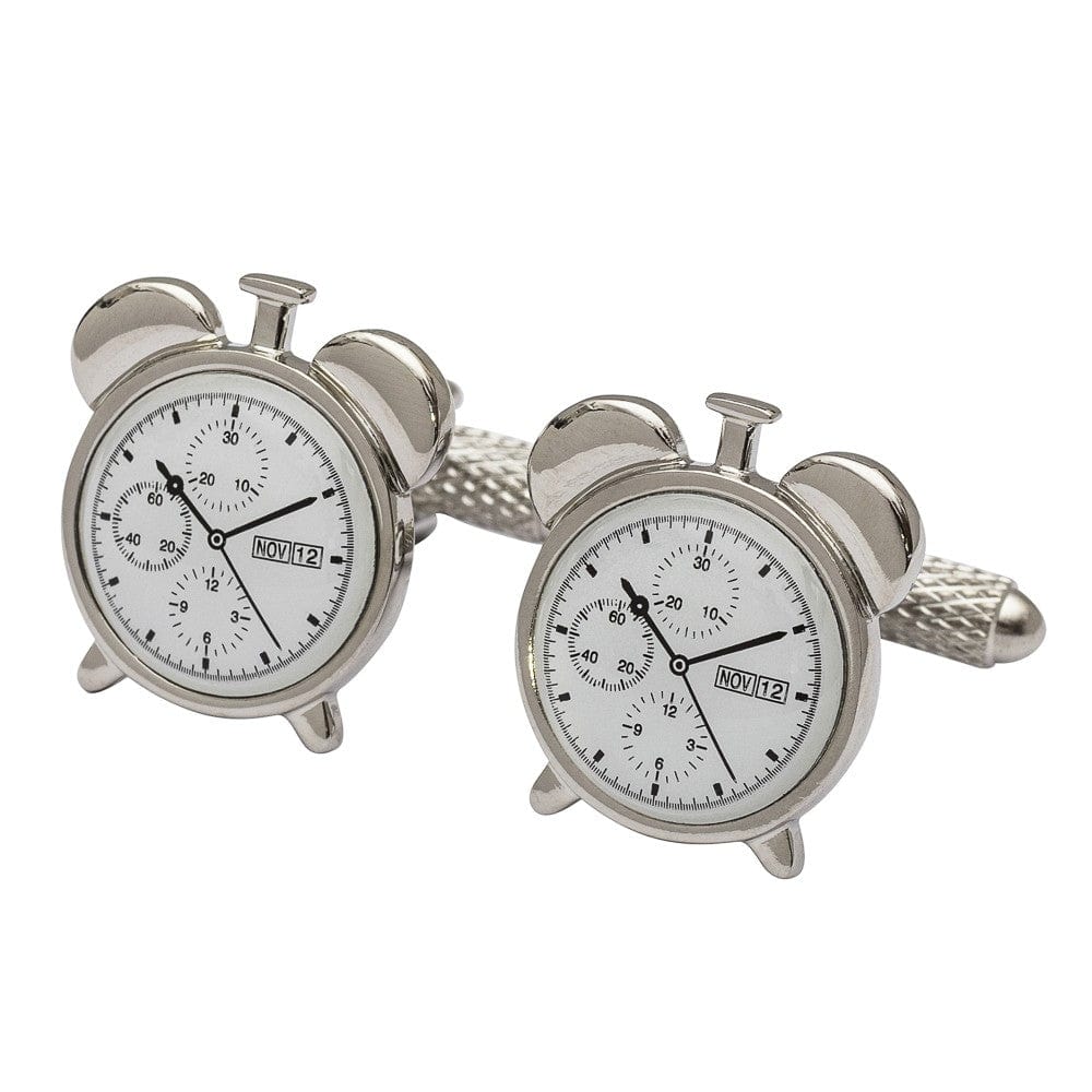 Cufflink Man Cufflinks Alarm Clock Cufflinks