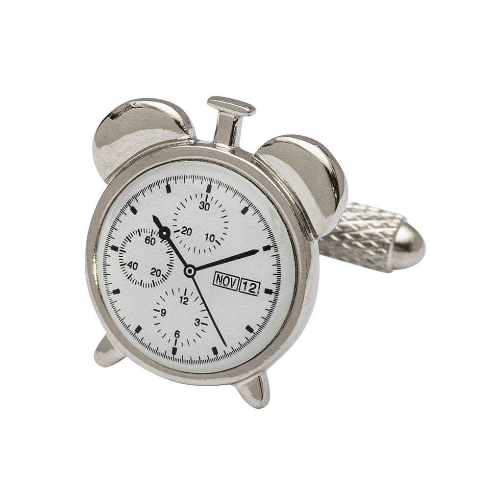 Cufflink Man Cufflinks Alarm Clock Cufflinks