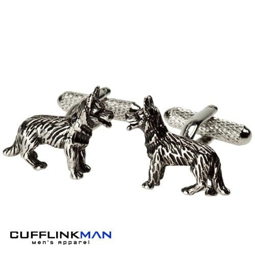 Cufflink Man Cufflinks Alsatian Dog Cufflinks