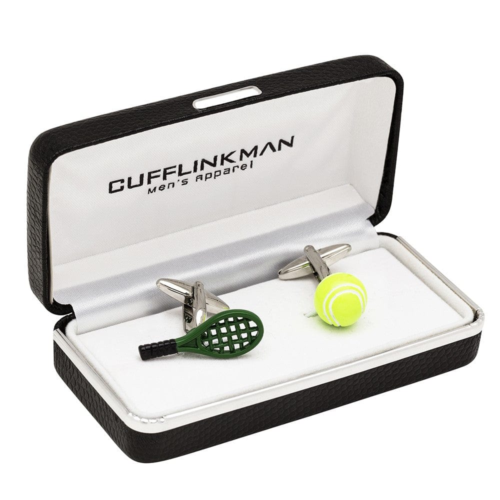 Cufflink Man Cufflinks Anyone for Tennis Cufflinks