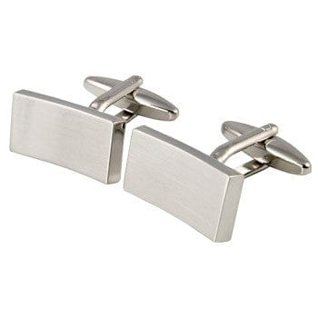 Cufflink Man Cufflinks Apollo - Brushed Arch Cufflinks