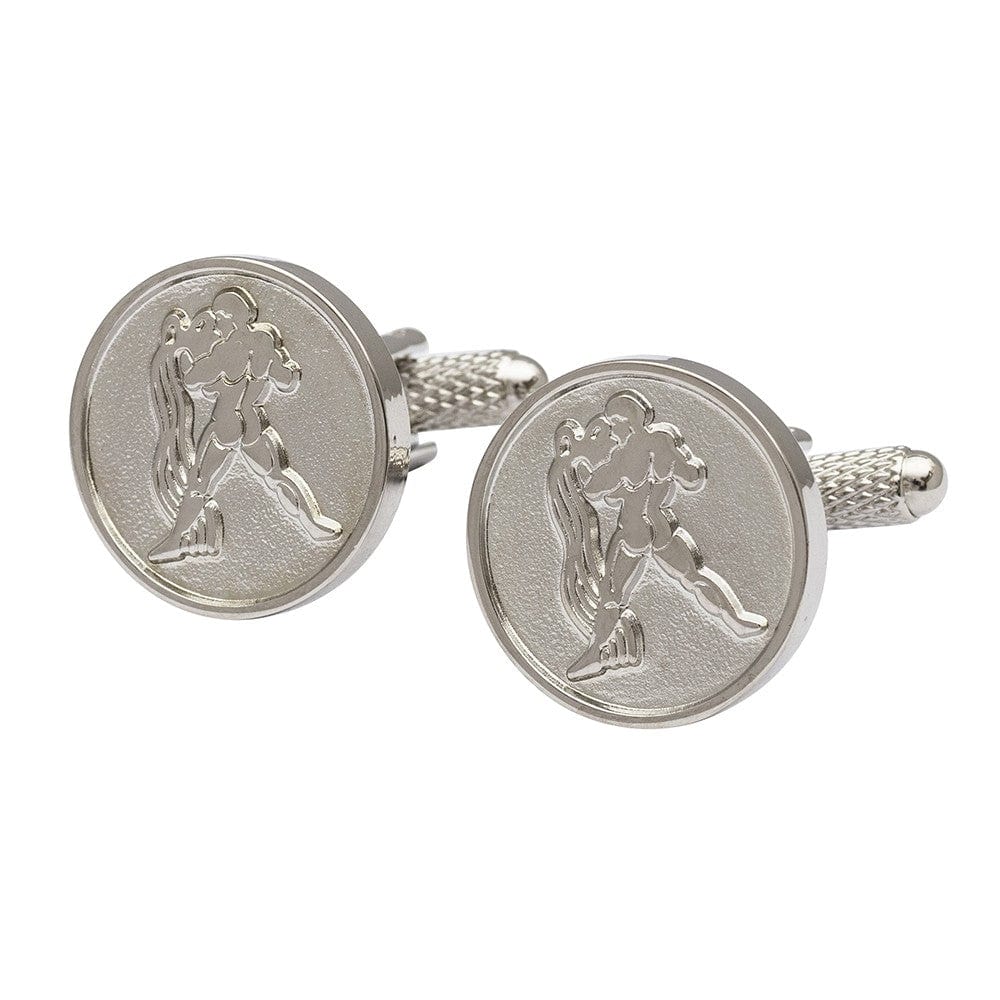 Cufflink Man Cufflinks Aquarius - Star Sign Cufflinks - Zodiac Sign Cufflinks