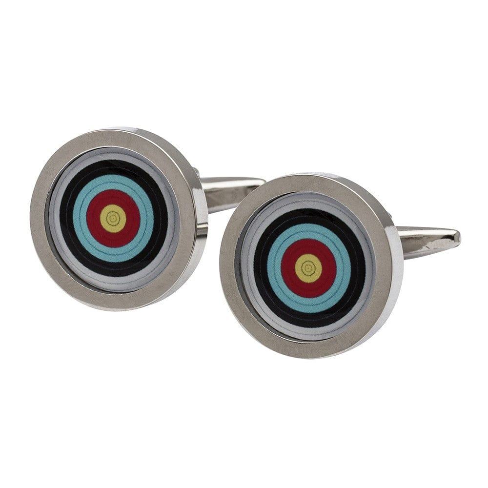 Cufflink Man Cufflinks Archery Target Cufflinks