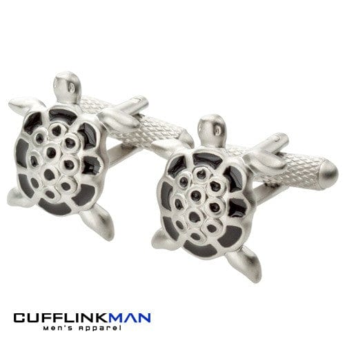 Cufflink Man Cufflinks Argent Tortoise Cufflinks