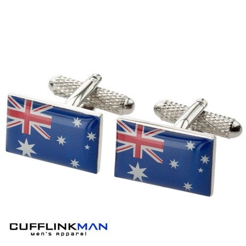 Cufflink Man Cufflinks Australian Flag Cufflinks