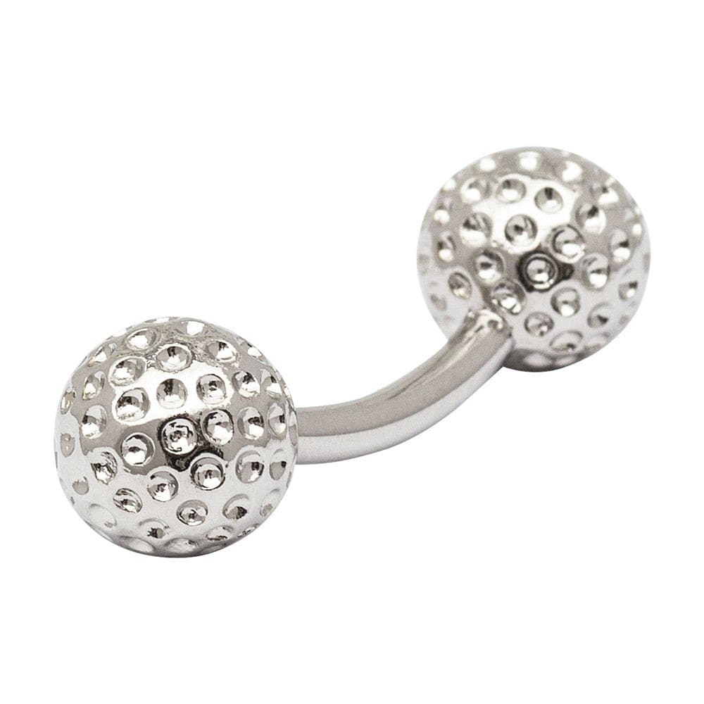 Cufflink Man Cufflinks Bar Style Double End Golf Ball Cufflinks