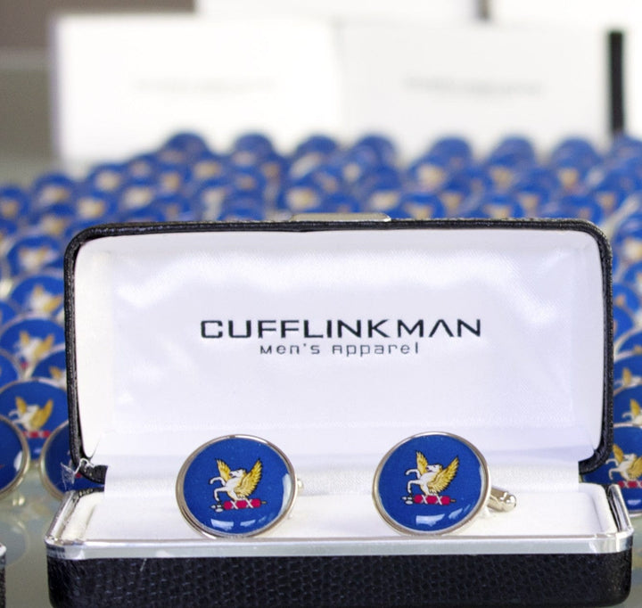 Cufflink Man Cufflinks - Bespoke Bespoke RAF Cufflinks - Personalised Armed Forces Cufflinks