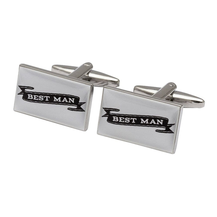 Cufflink Man Cufflinks Best Man Scroll Cufflinks