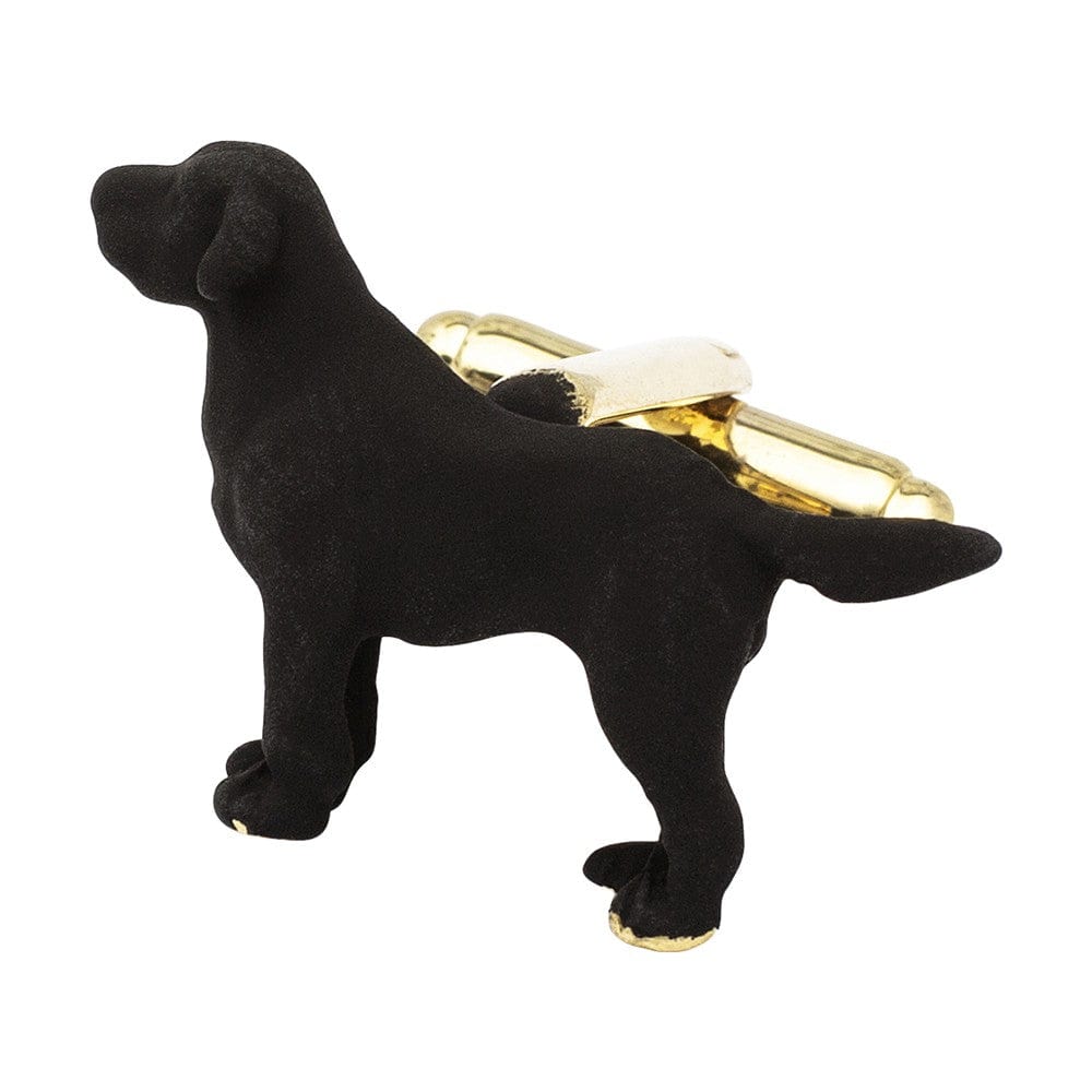 Cufflink Man Cufflinks Black Gun Dog Cufflinks