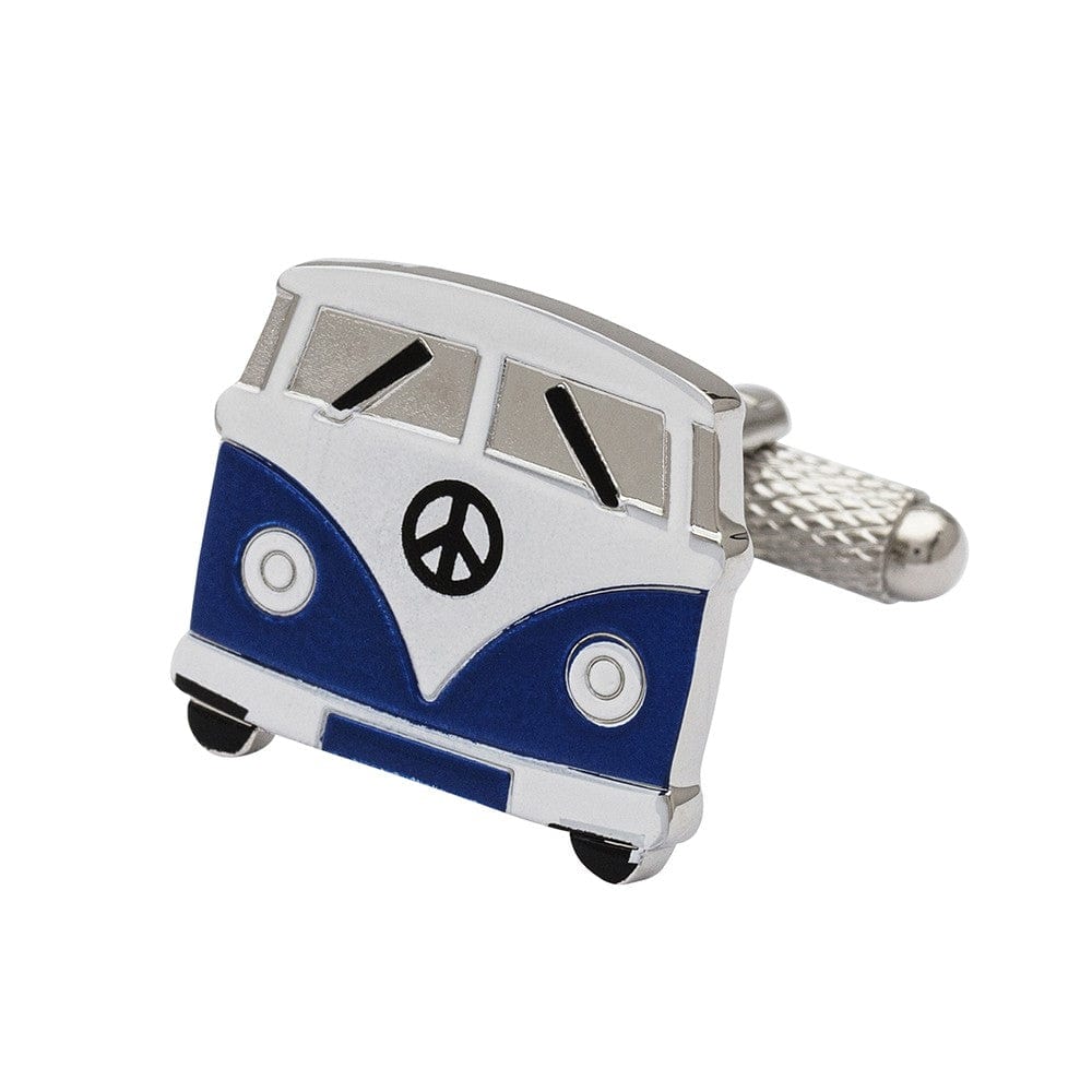 Cufflink Man Cufflinks Blue Campervan Cufflinks