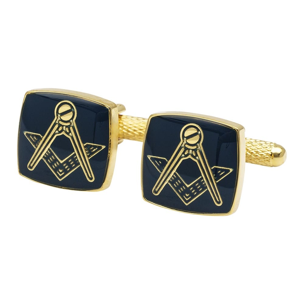 Cufflink Man Cufflinks Blue Masonic Cufflinks