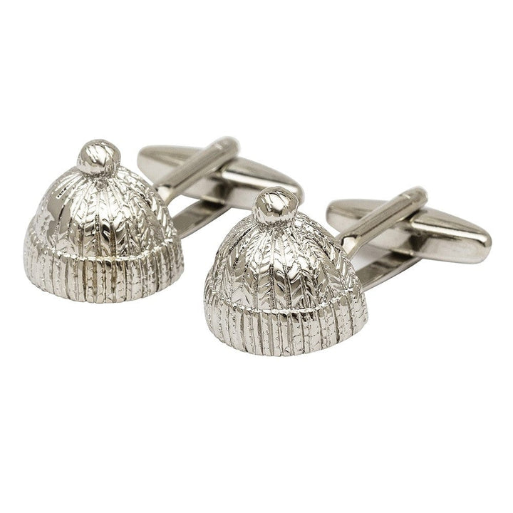 Cufflink Man Cufflinks Bobble Hat Cufflinks