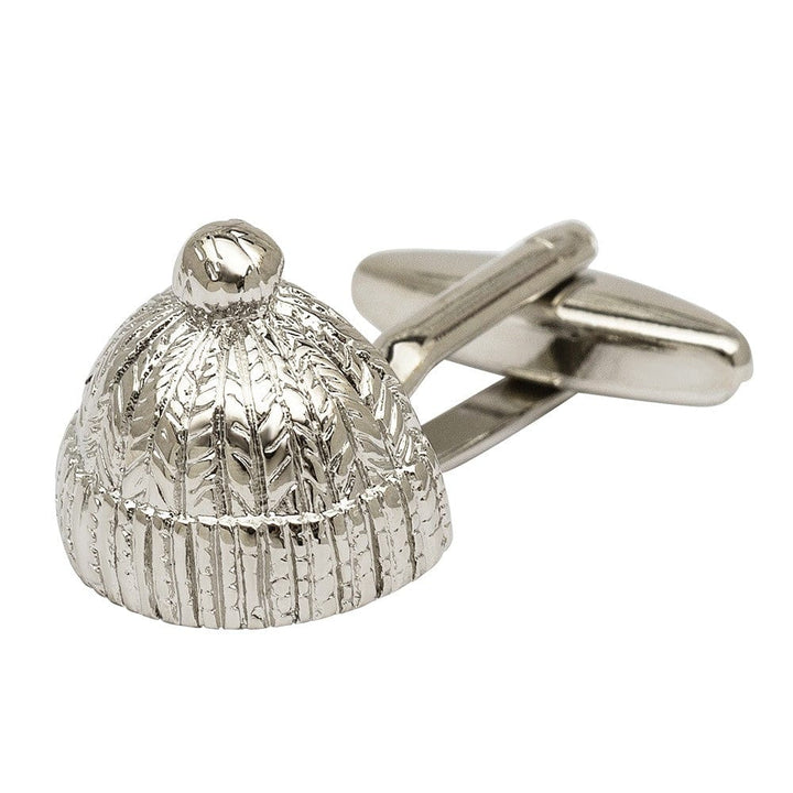 Cufflink Man Cufflinks Bobble Hat Cufflinks