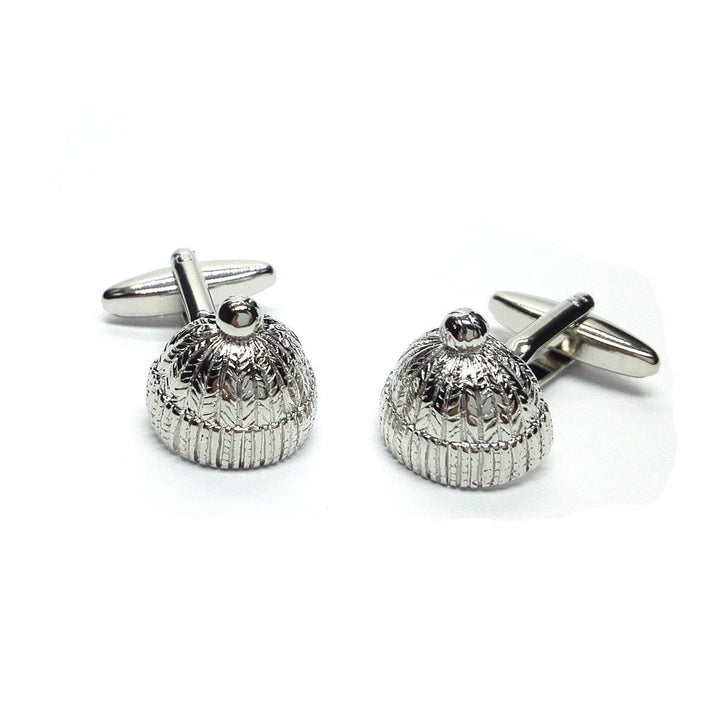 Cufflink Man Cufflinks Bobble Hat Cufflinks