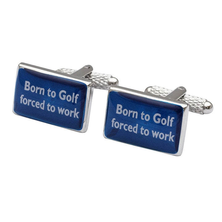 Cufflink Man Cufflinks Born to Golf Cufflinks